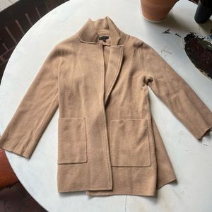 JCREW Tan Sweater Blazer, Size Small, NEW